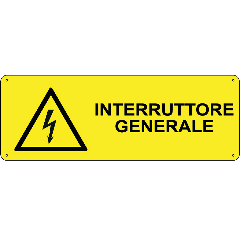 Interruttore generale orizzontale