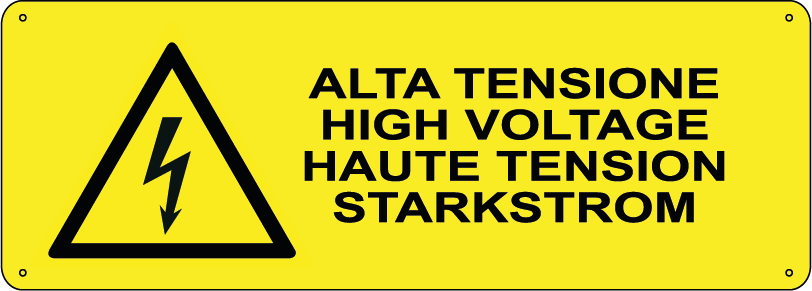 Alta tensione - High voltage - Haute tension - Starkstrom orizzontale
