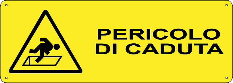 Pericolo di caduta orizzontale