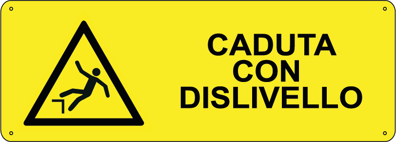 Caduta con dislivello orizzontale
