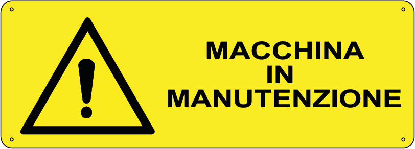 Macchina in manutenzione orizzontale