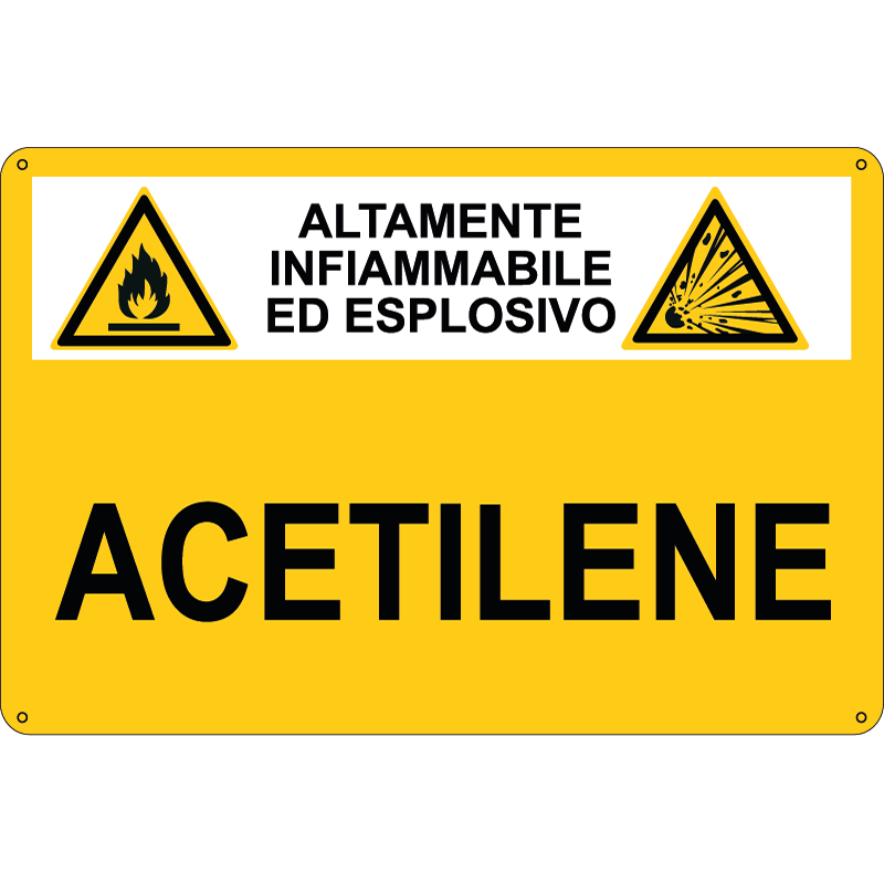 sostanza pericolosa Acetilene