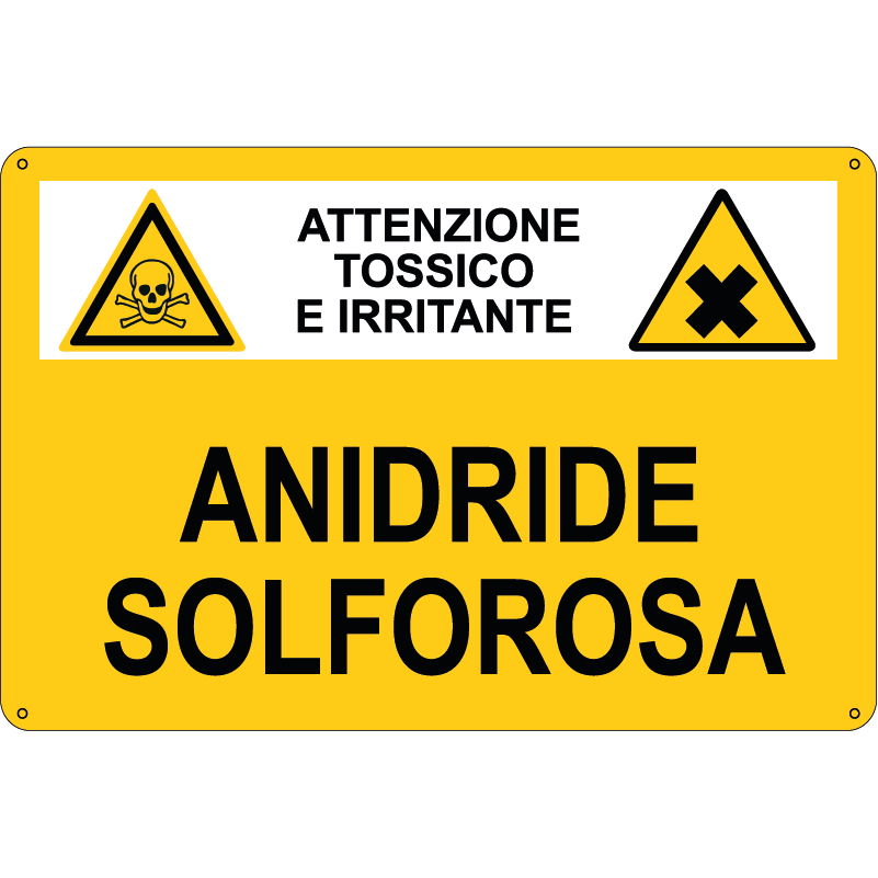 sostanza pericolosa Anidride solforosa