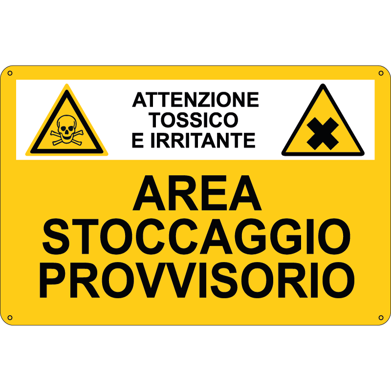 sostanza pericolosa Area stoccaggio provvisorio