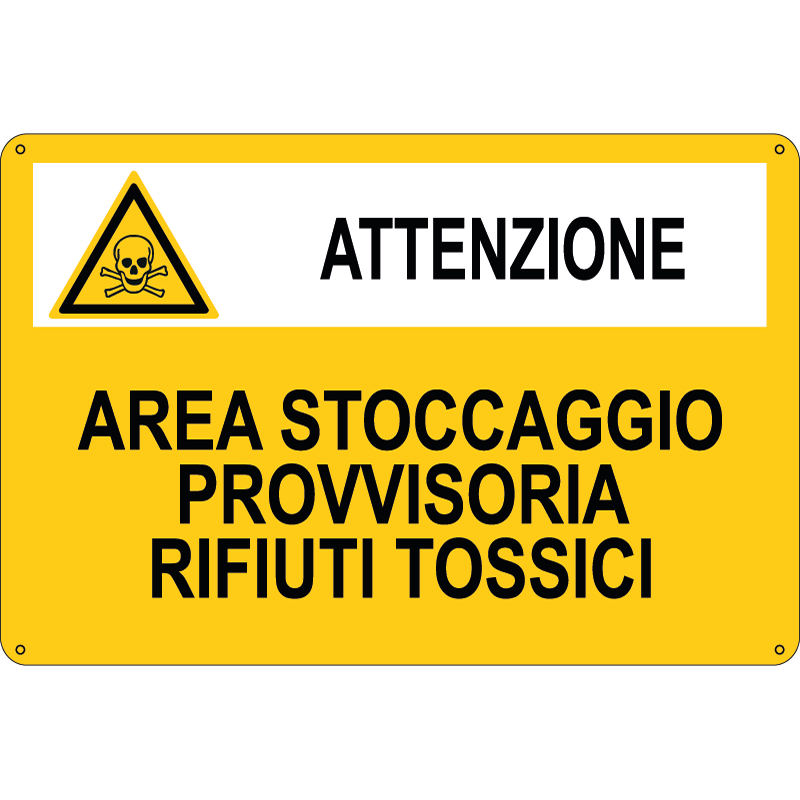sostanza pericolosa Area stoccaggio provvisoria rifiuti tossici