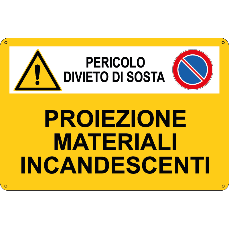 sostanza pericolosa Proiezione materiali incandescenti