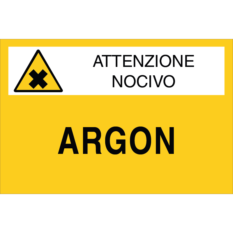 sostanza pericolosa Argon