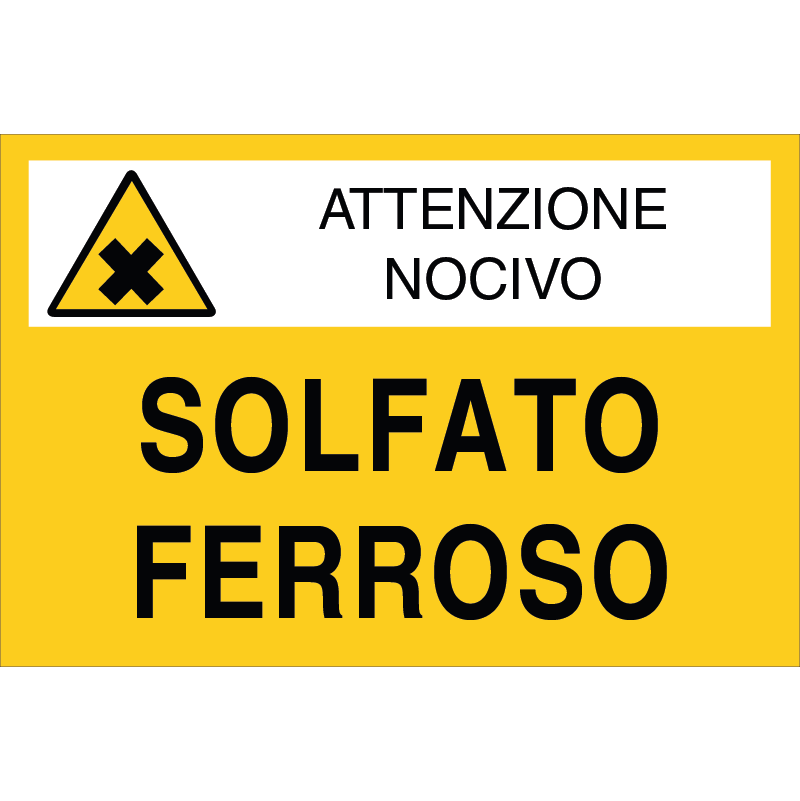 sostanza pericolosa Solfato Ferroso