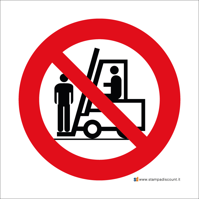 Vietato salire sulle forche dei carrelli elevatori - Bordo Macchina