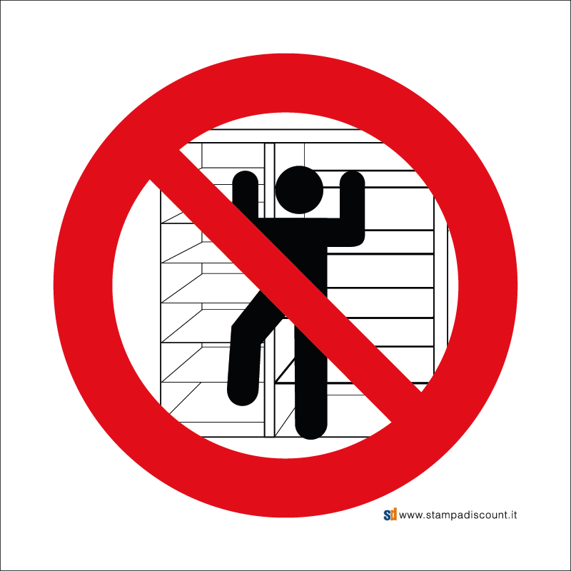 Vietato arrampicarsi sugli scaffali - Bordo Macchina