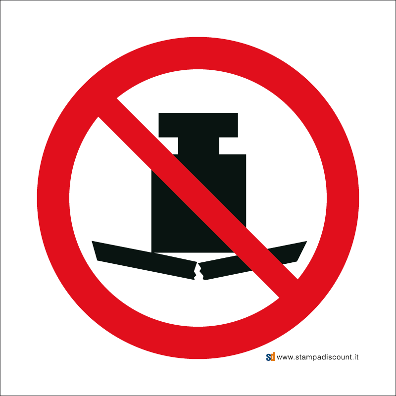 Vietato appoggiare carichi pesanti - Bordo Macchina