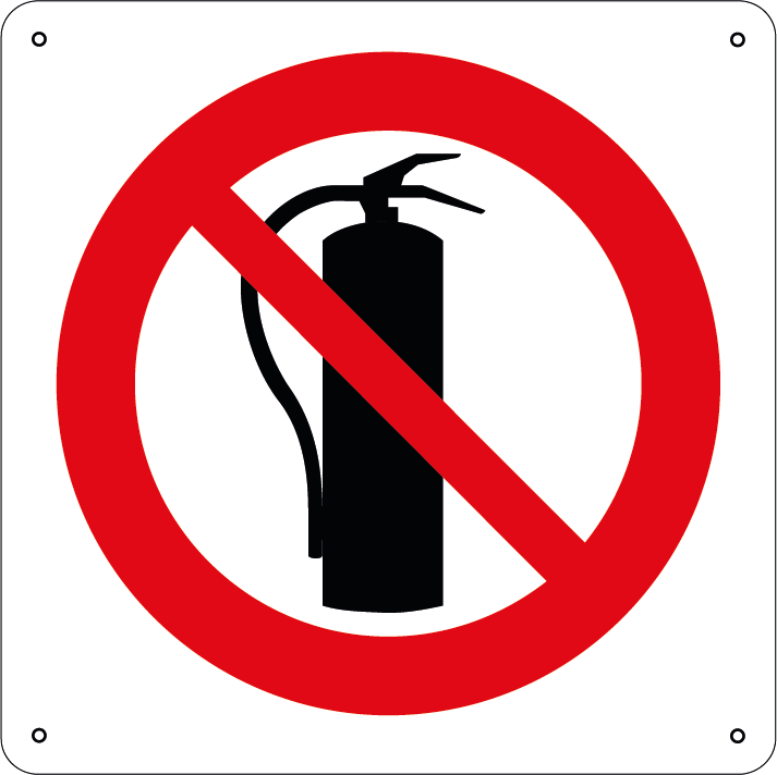 Vietato entrare con bombole metalliche quadrato