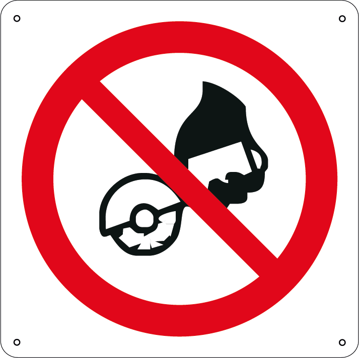 Vietato effettuare molature a mano quadrato 