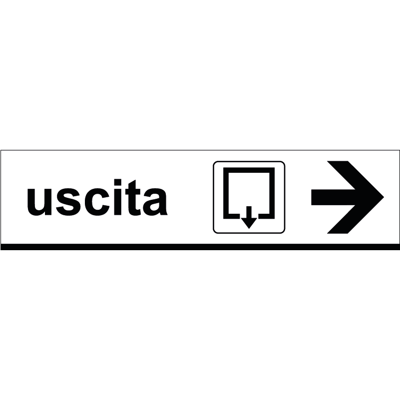 Uscita - freccia