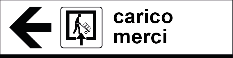 Carico merci - freccia