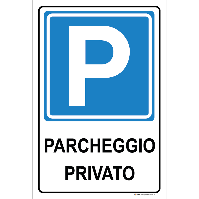 Parcheggio privato Stampa Discount