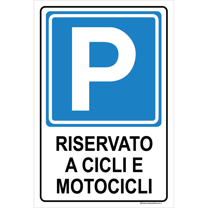 Parcheggio - Riservato a cicli e motocicli