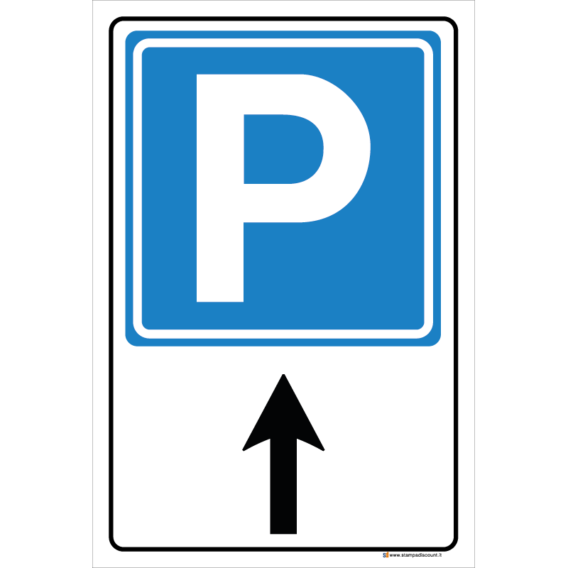 Parcheggio freccia dritto