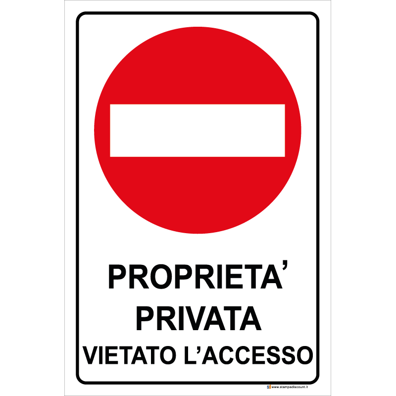 Proprietà privata vietato l'accesso