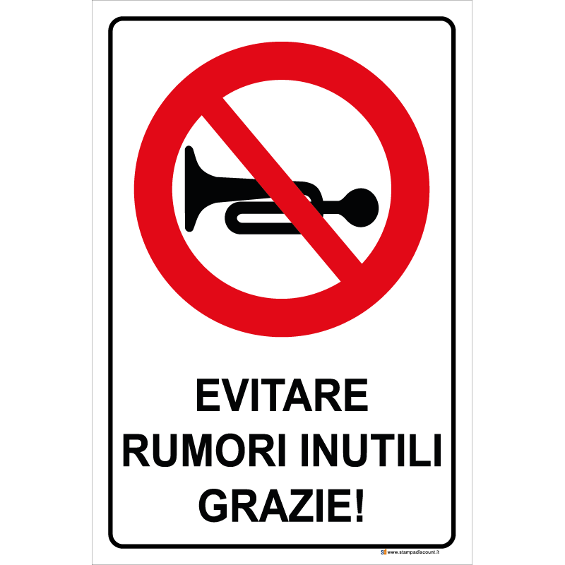 Evitare rumori inutili grazie!