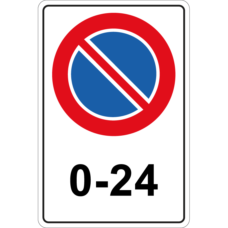 Divieto di sosta 0-24