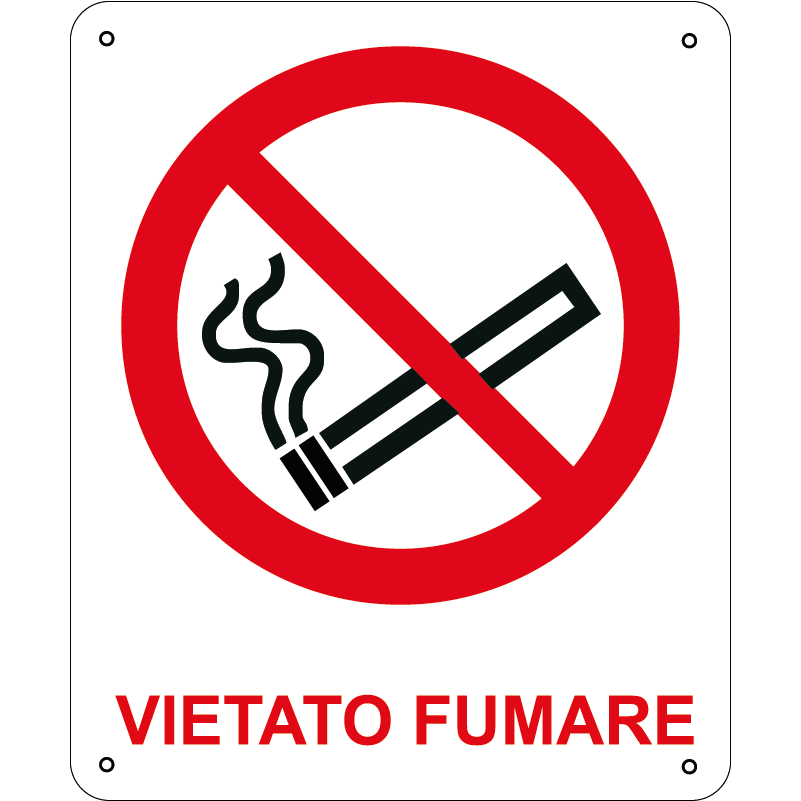 Vietato Fumare verticale