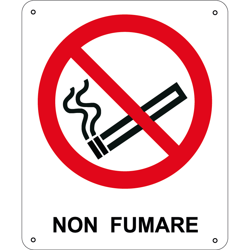 Non Fumare verticale