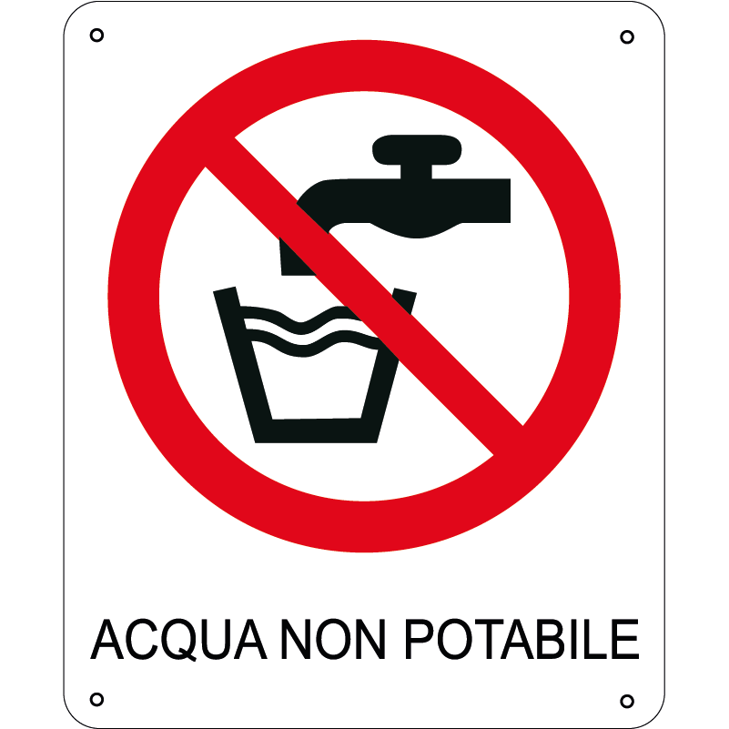 Acqua Non Potabile verticale