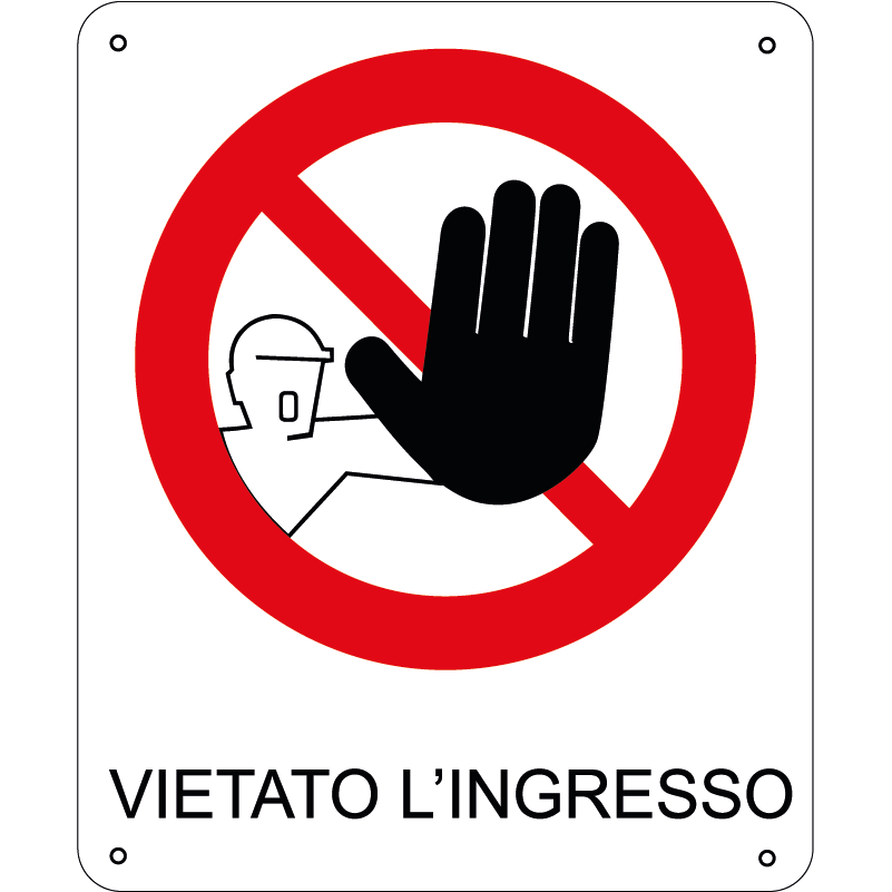 Vietato l'ingresso verticale