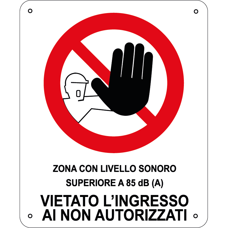 Vietato l'ingresso ai non autorizzati verticale