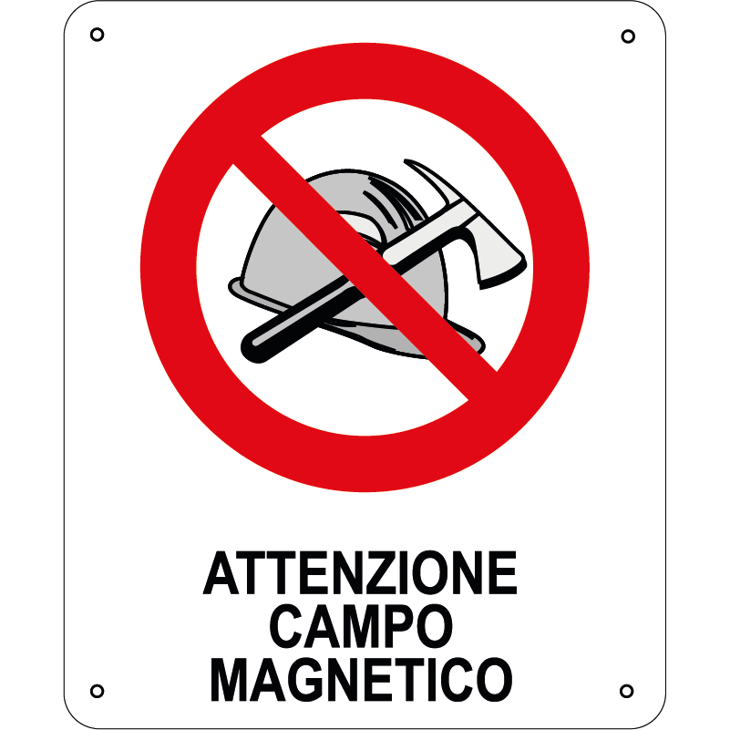 Attenzione campo magnetico verticale