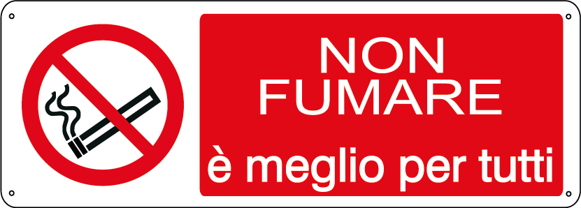 Non fumare è meglio per tutti orizzontale