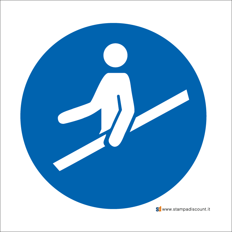 Obbligatorio usare il corrimano - Bordo Macchina