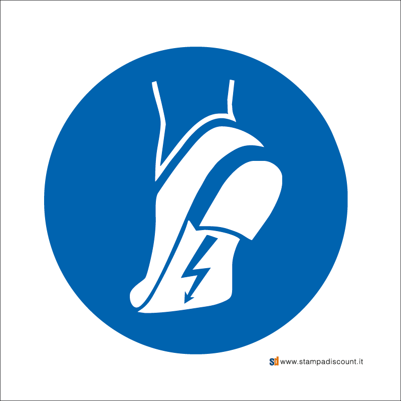 Obbligatorio indossare calzature antistatiche - Bordo Macchina