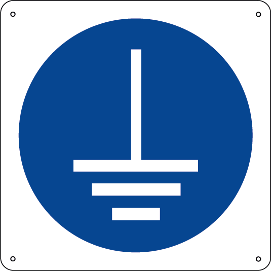 Obbligatorio assicurarsi del collegamento a terra quadrato