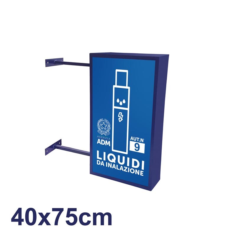 Insegna per Tabacchino 40x75 cm - ADM - LIQUIDI DA INALAZIONE