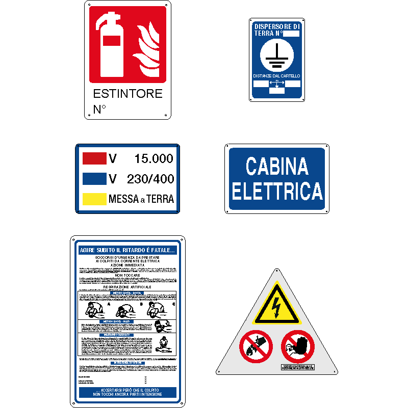 Kit per cabina V15.000 6 pezzi