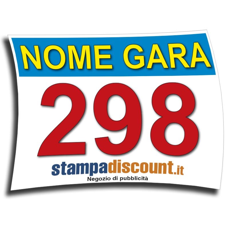 Pettorali Gara in TNT