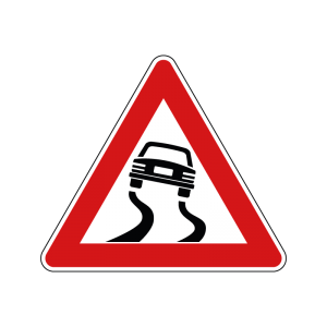 00000029 - Segnale di pericolo - Materiale instabile sulla strada - Figura 29