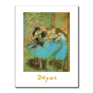 032 - Edgar Degas - Ballerine blu