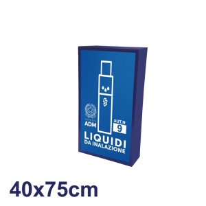 Insegna per Tabacchino 40x75 cm - ADM - LIQUIDI DA INALAZIONE