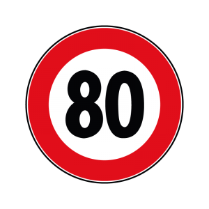 00000050 - Segnale di divieto generico - Limite massimo di velocità... km-h - Figura 50