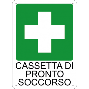Cassetta di pronto soccorso verticale