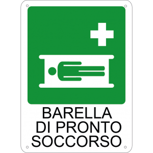 Barella di pronto soccorso verticale