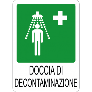 Doccia di decontaminazione verticale