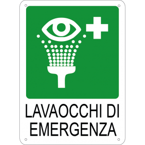 Lavaocchi di emergenza verticale