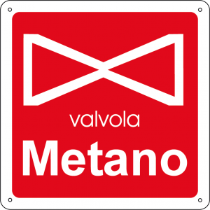 Valvola metano quadrato