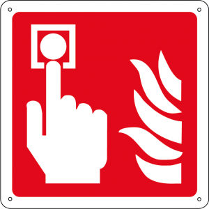 Allarme incendio quadrato