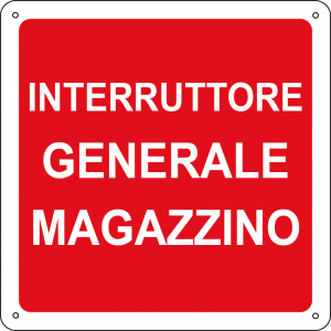 Interruttore generale magazzino