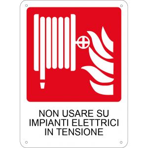 Non usare su impianti elettrici in tensione verticale